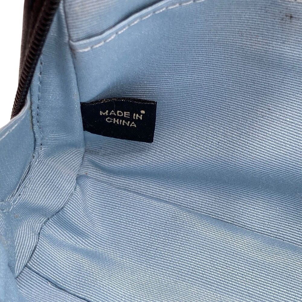 Coach Heritage Signature Logo Coated Canvas Cosmetic‎ Bag - Picture 11 of 12